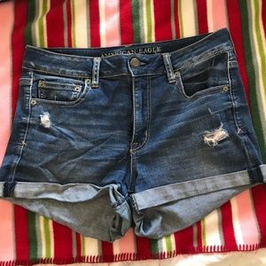 American Eagle Denim Shorts Super Stretch Size 10